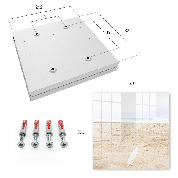 Ozdobna szafka na klucze Relaks na plaży