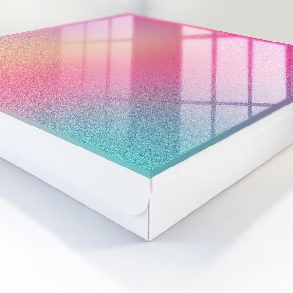 Nowoczesna skrzynka na klucze Gradient pastelowy