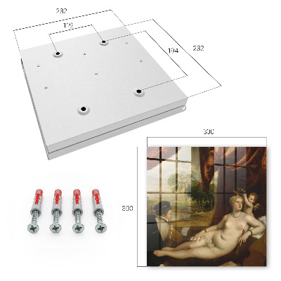 Skrzynka na klucze do domu Tycjan Wenus i lutnik