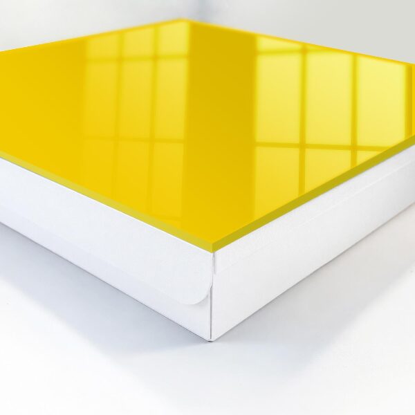 Skrzynka na klucze do domu Intensywny żółty