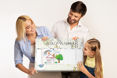 Tablica korkowa Kaktusy i zwierzęta w stylu minimalistycznym