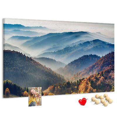 Tablica korkowa Malownicze góry w jesiennej scenerii