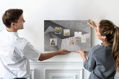 Tablica korkowa z nadrukiem Geometryczne kształty w minimalistycznym stylu