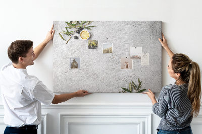 Tablica korkowa Naturalne akcenty na szarym tle