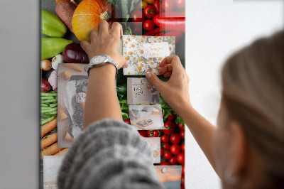 Tablica magnetyczna na ścianę Kolorowe warzywa