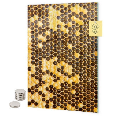 Tablica magnetyczna na ścianę Plaster miodu