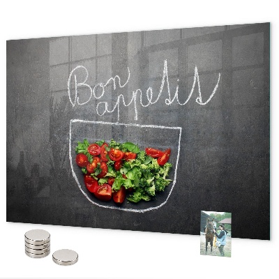 Tablica magnetyczna Napis Bon appetit