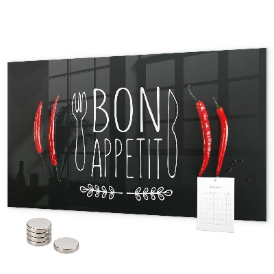Tablica magnetyczna Napis Bon appetit