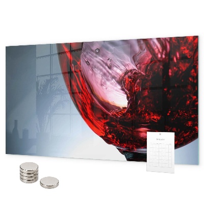 Tablica magnetyczna na magnesy Lampka wina