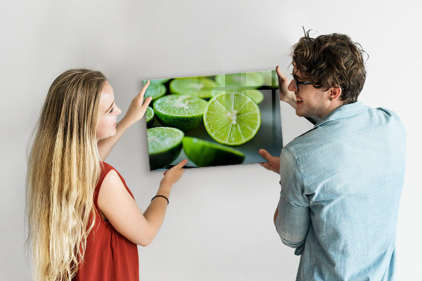 Tablica magnetyczna na magnesy Plasterki limonki