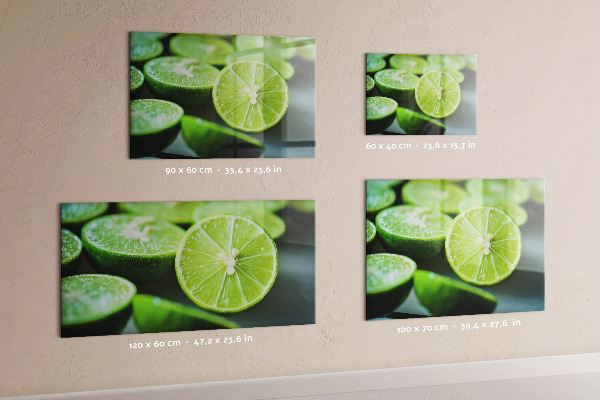 Tablica magnetyczna na magnesy Plasterki limonki