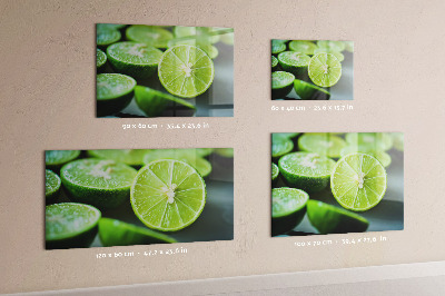 Tablica magnetyczna na magnesy Plasterki limonki