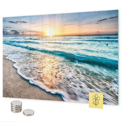 Tablica magnetyczna Piasek morski na plaży
