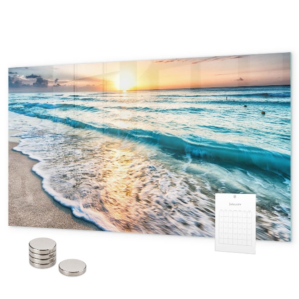 Tablica magnetyczna Piasek morski na plaży