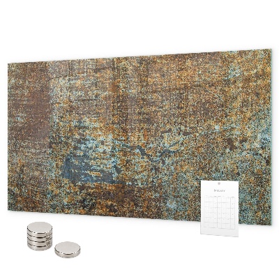 Tablica magnetyczna na magnesy Rdza na metalu