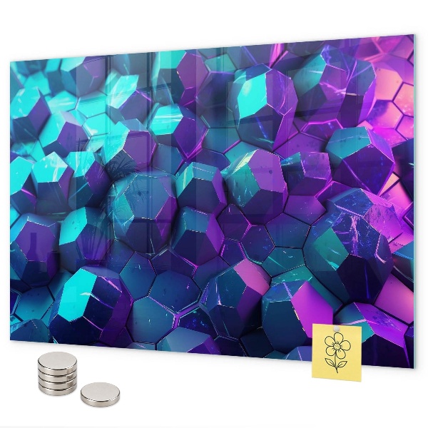 Tablica magnetyczna na magnesy Figury geometryczne