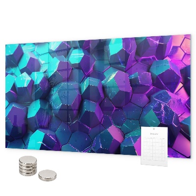 Tablica magnetyczna na magnesy Figury geometryczne
