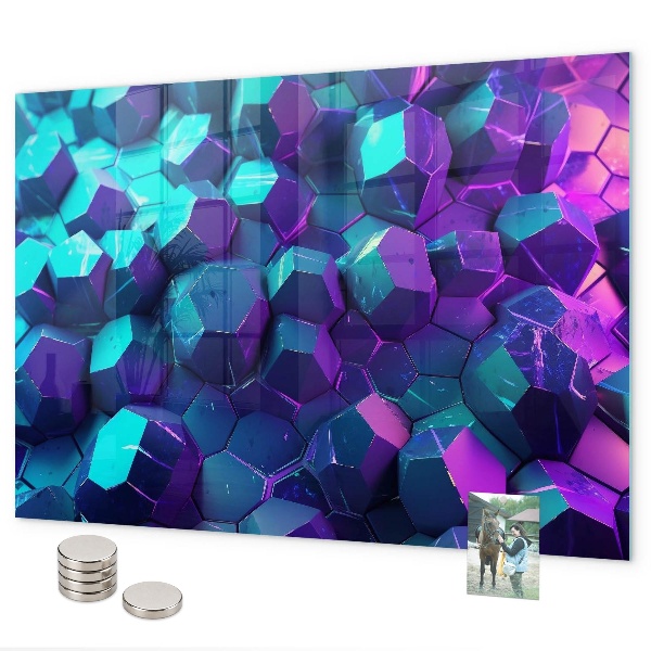 Tablica magnetyczna na magnesy Figury geometryczne