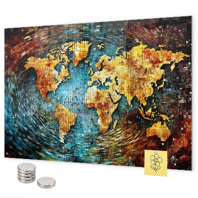 Tablica magnetyczna na magnesy Świat chaosu