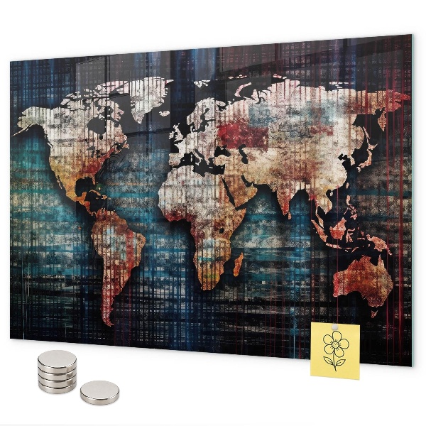 Tablica magnetyczna Mapa liniowa