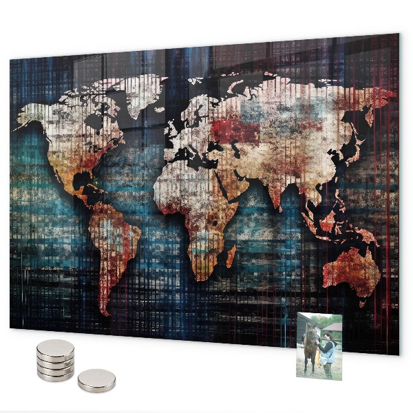 Tablica magnetyczna Mapa liniowa