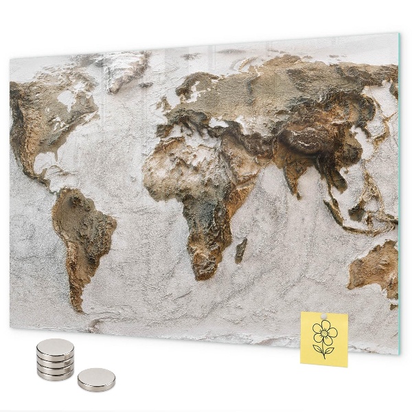 Tablica magnetyczna Stara mapa świata