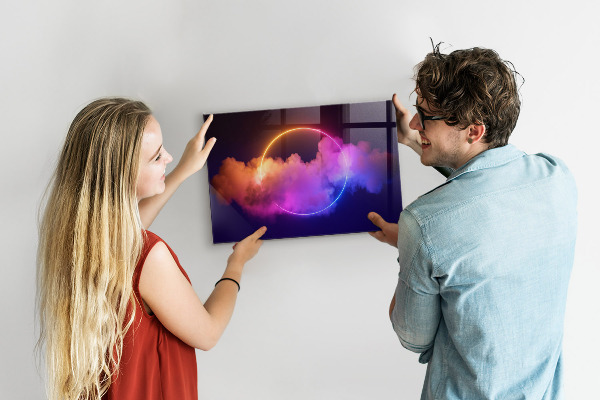 Tablica magnetyczna Abstrakcja dymu 3D