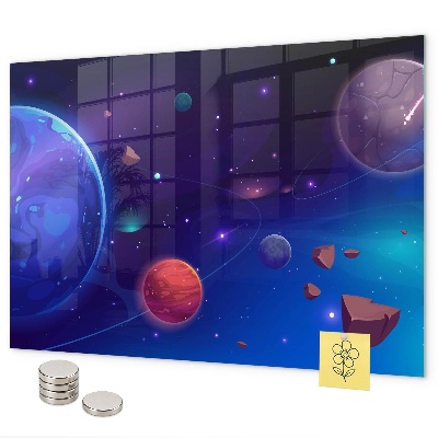 Tablica magnetyczna na magnesy Galaktyka planet