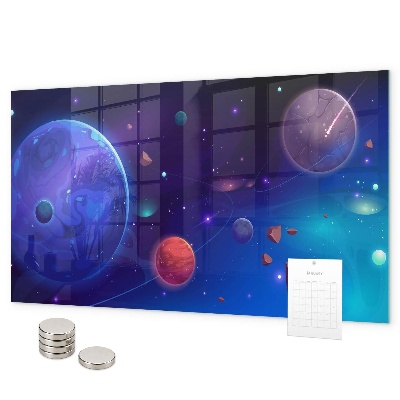 Tablica magnetyczna na magnesy Galaktyka planet