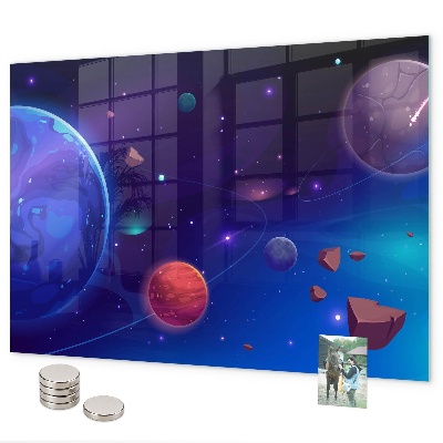 Tablica magnetyczna na magnesy Galaktyka planet