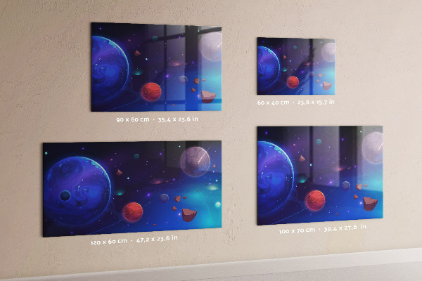 Tablica magnetyczna na magnesy Galaktyka planet