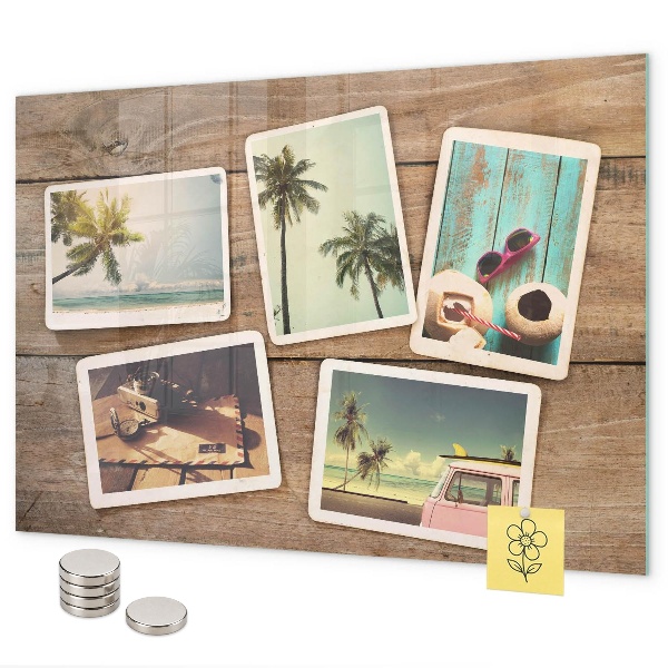 Tablica magnetyczna na magnesy Zdjęcia Polaroid