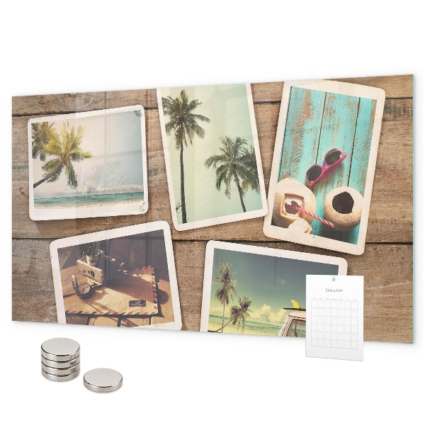 Tablica magnetyczna na magnesy Zdjęcia Polaroid