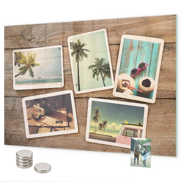 Tablica magnetyczna na magnesy Zdjęcia Polaroid