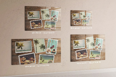 Tablica magnetyczna na magnesy Zdjęcia Polaroid