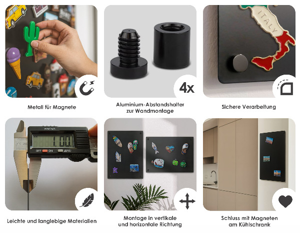 Tablica magnetyczna na magnesy z wakacji