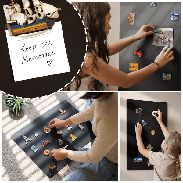 Tablica magnetyczna na magnesy z wakacji