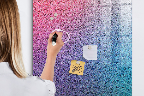 Kolorowa tablica do notatek i zdjęć Magnetyczna tablica do rysowania