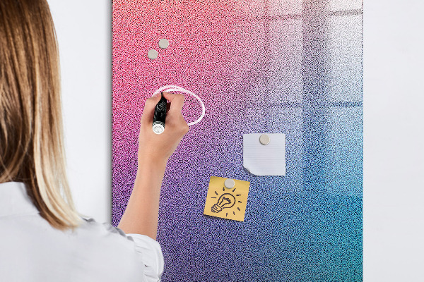 Kolorowa tablica do notatek i zdjęć Magnetyczna tablica do rysowania