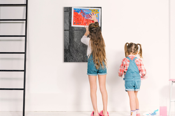 Nowoczesna tablica do notatek i zdjęć Tablica magnetyczna z pisakiem