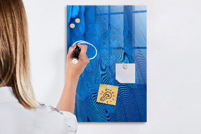 Niebieska tablica do zdjęć i notatek Magnetyczna tablica do rysowania