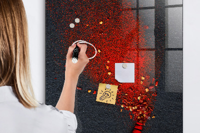Kreatywne miejsce na wspomnienia i zdjęcia Tablica magnetyczna z pisakiem