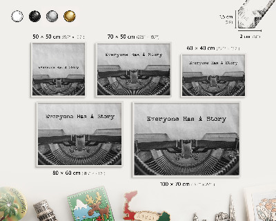Tablica magnetyczna na magnesy biała rama Maszyna vintage