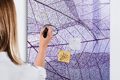 Tablica do rysowania magnetyczna Magnetyczna tablica z liściastym wzorem