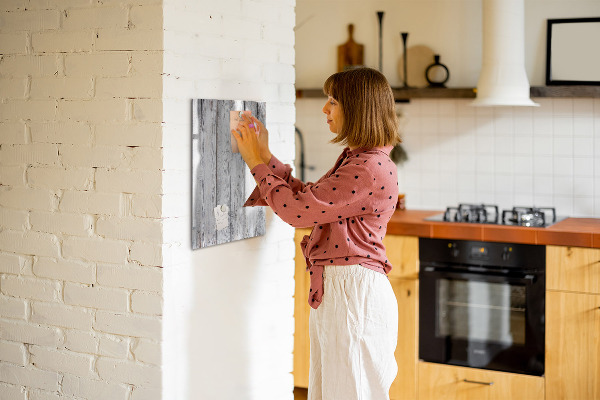 Tablica magnetyczna z pisakiem Tablica do przypinania zdjęć i notatek