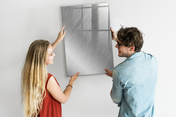 Tablica magnetyczna z pisakiem Metalowa tablica do przypinania zdjęć