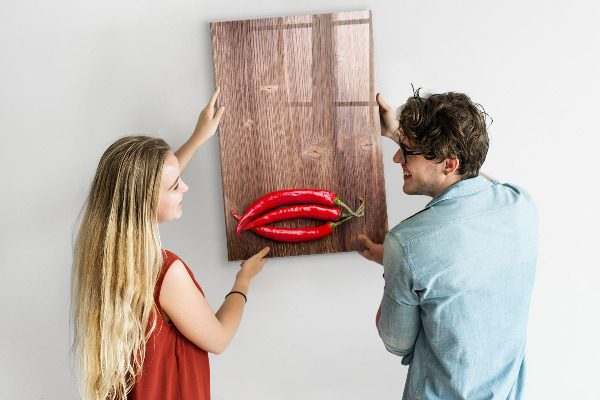 Tablica magnetyczna z pisakiem Papierowe wspomnienia i ostre papryczki