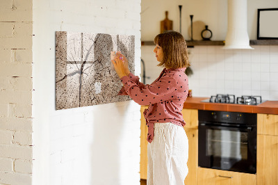 Tablica magnetyczna z pisakiem Naturalny design z miejscem na zdjęcia
