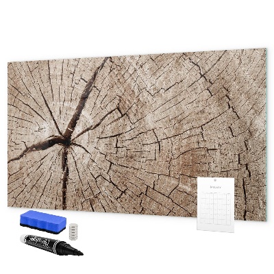 Tablica magnetyczna z pisakiem Naturalny design z miejscem na zdjęcia