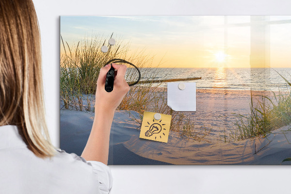 Tablica do rysowania magnetyczna Plaża i wspomnienia w zdjęciach